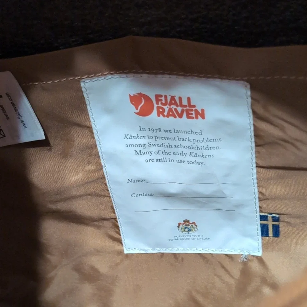 Fjällräven Kånken 23510 Backpack Ochre Medium Vinylon F Travel Casual